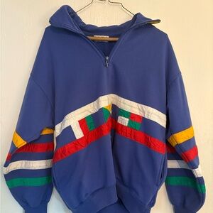 Colorful quarter zip Sweater